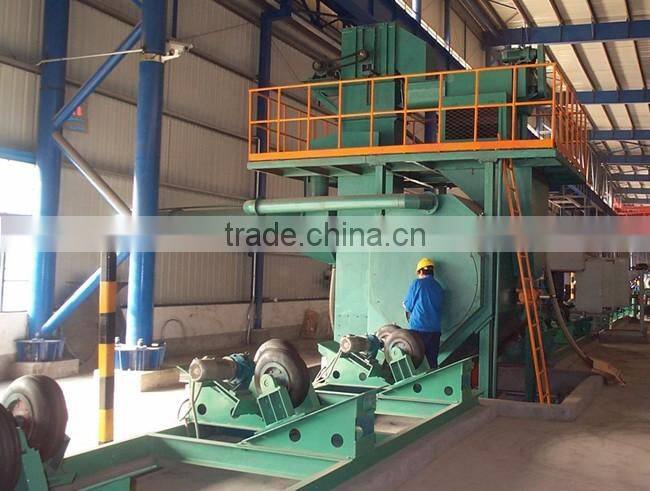 sandblasting machines for steel pipes
