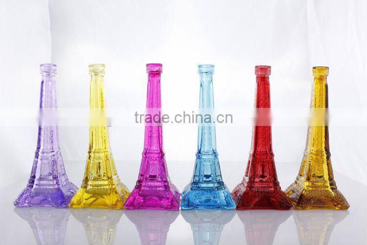 Eiffel Tower shaped glass vase