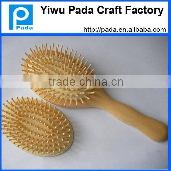 High quality wood hair brush