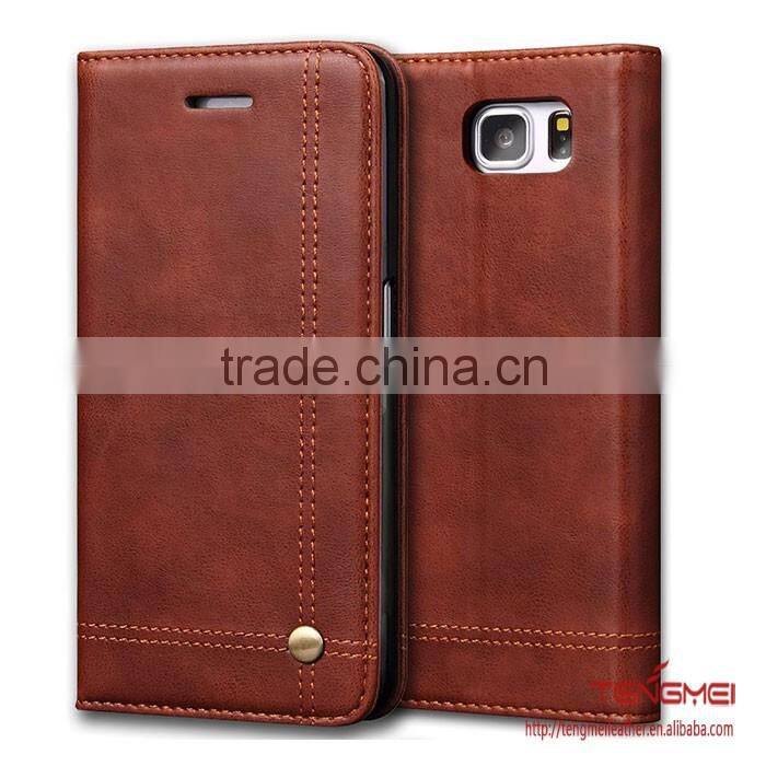 Premium PU magnet buckle cover case for samsung galaxy note 7