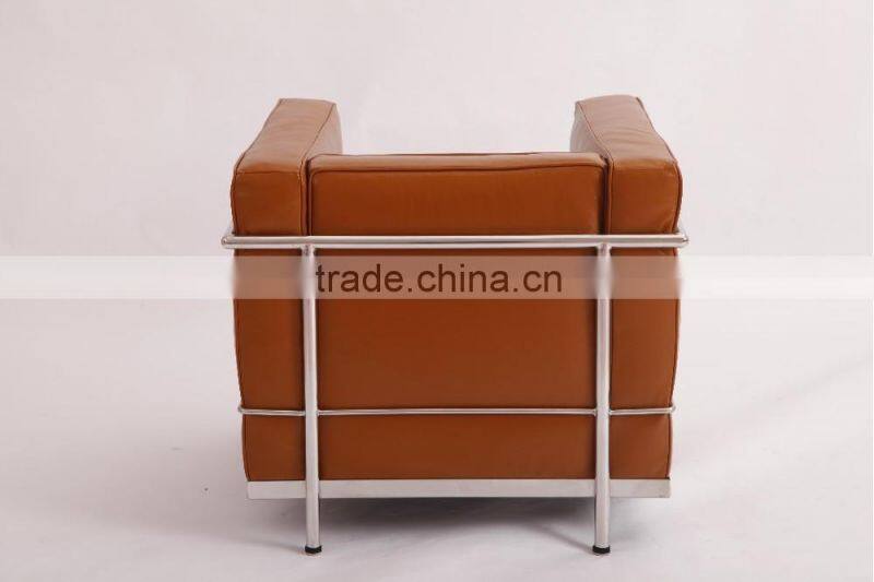Alibaba Bauhaus furniture supplier Le Corbusier LC2 sofa replica