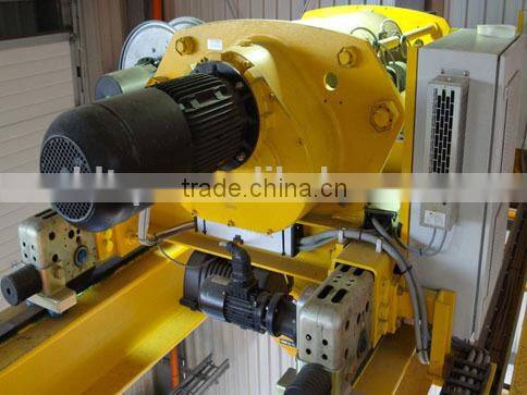 Customize Design European style electric double beam bridge crane with hook
