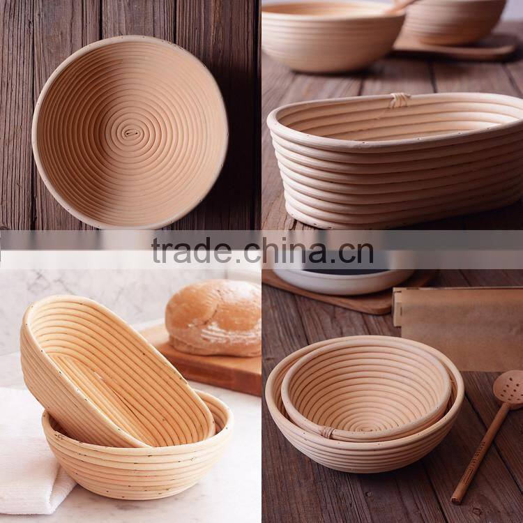Used for the rising or proofing bread dough banneton proofing basket