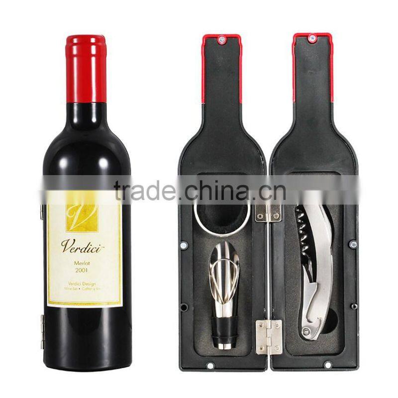 Bottle Shaped Wine Tool Set 5-Piece Wine Bottle Tools accessories