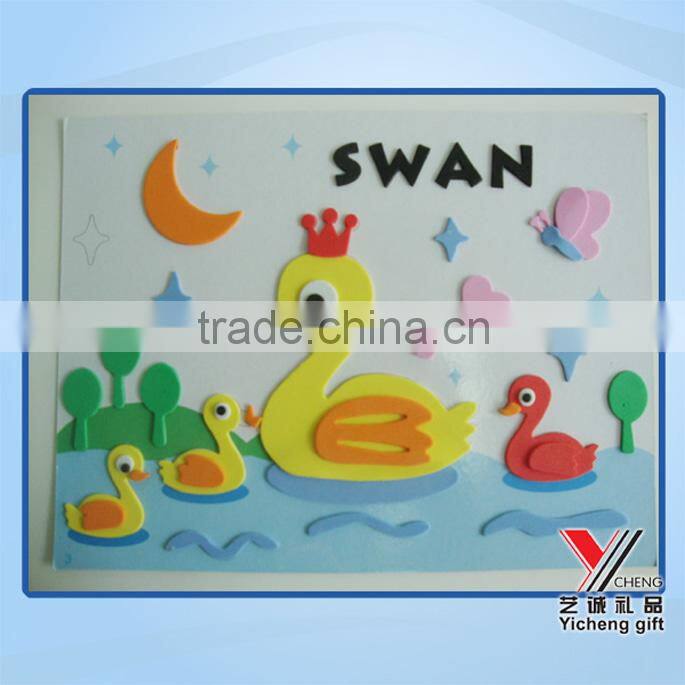 2014 Hot 3d handmade sticker handcraft sticker