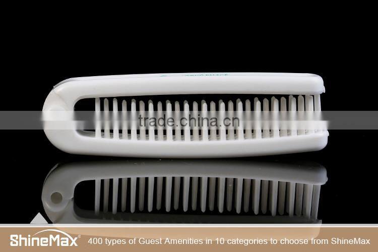 individually wrapped plastic folding massage comb and luxury air hairbrush
