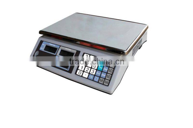 LAMBRY 30kg electronic price scale for vegetable and fruits