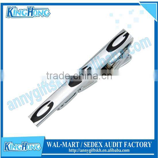 Shiny tie clip two sides color tie clip business occasion tie clip