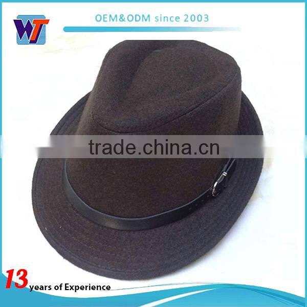 Hotsale fashion man's classic fedora hat