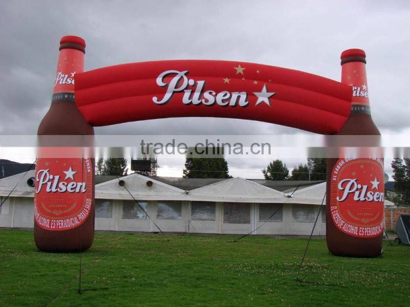 hot sale! promotion inflatable liquor bottle /giant inflatable wine bottle for advertising