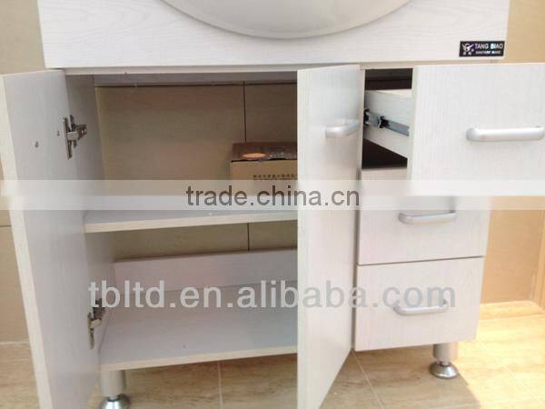 Bathroom furniture bathroom cabinet with light and mirror made in China