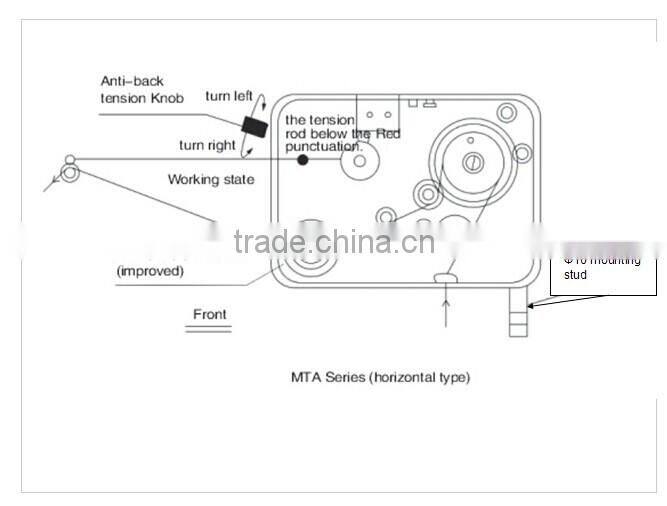 High Precision and Good quality Coil winding machine Wire Tensioner for doing Relay and inductor