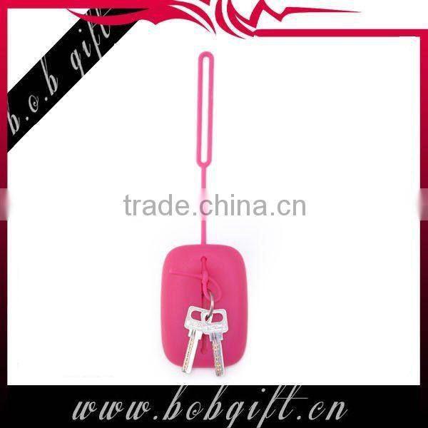 pink intresting silicone key bags