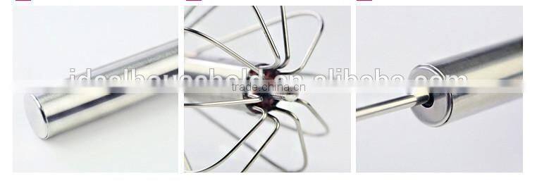 Stainless Steel Rotation Whisk Tool For Kicthen
