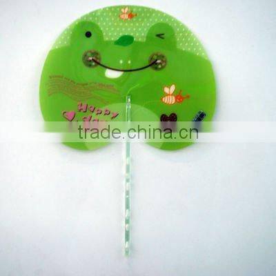 2014 new design hot selling new design pp folding fan cheap
