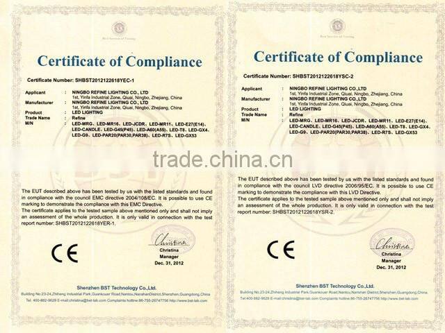 2016 New Slim 5W 480LM 360 Degree Cool White E27 LED Bulb light