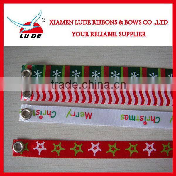 Hotsale printed grosgrain ribbon bracelet