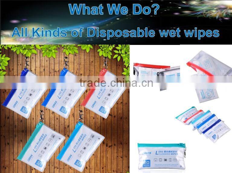 3*3cm non-woven cloth factory high quality 70% isopropyl alcohol antiseptic wipes