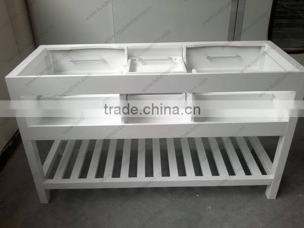 72 inch solid wood console bathroom vanities