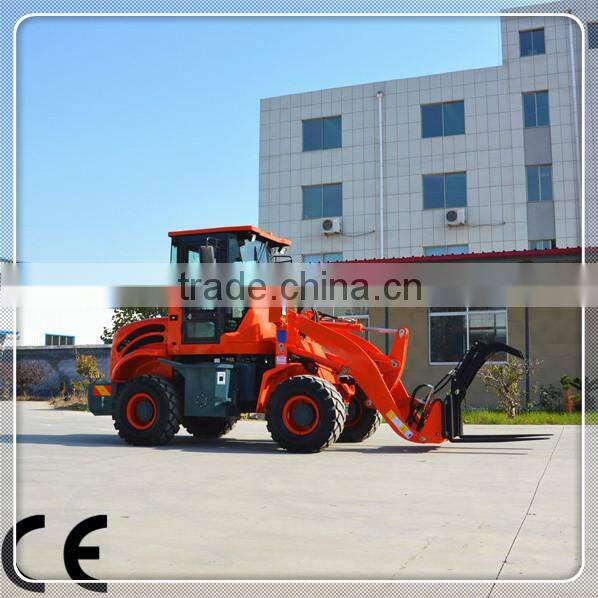 chinese 1.5ton log loader TY18 with wood grapple bucket