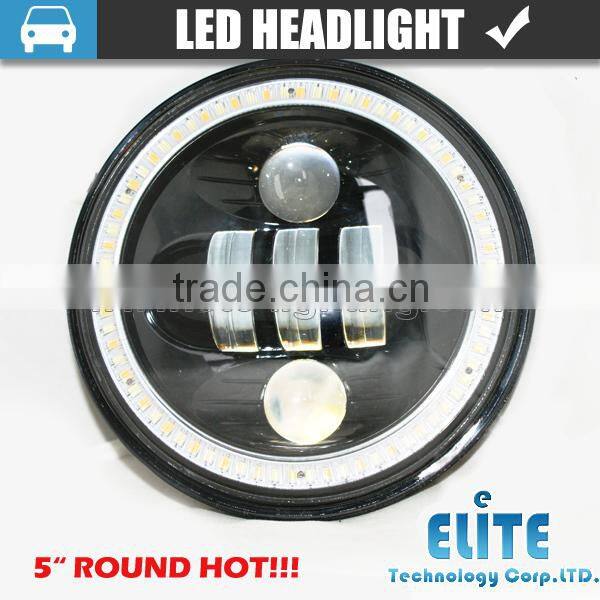 Newest led headlight type 5inch led fog lamp headlight on hot sell