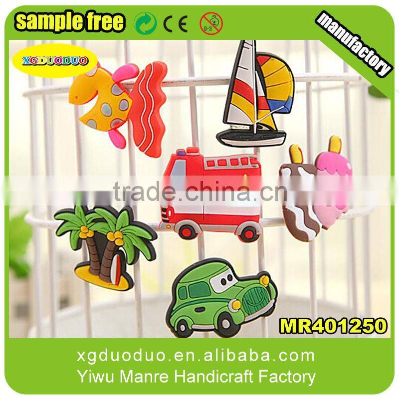 Custom designs charaters rubber 3d pvc fridge magnet