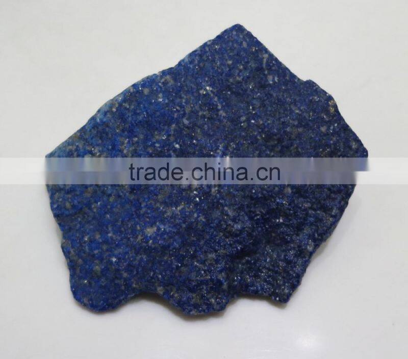 Natural Afghan Lapis Lazuli Rough Gemstone With Rare Golden Matrix Opaque Blue Color Good Quality