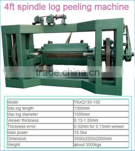 All-In-One CNC Spindle Peeling Lathe/ Wood Venner Peeling Machine for Sale