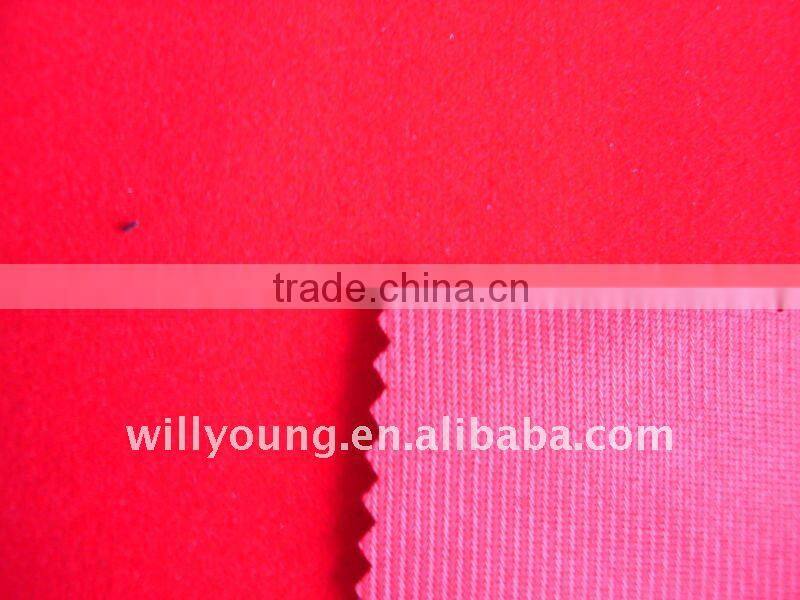 Amazing quality tricot flocking fabric