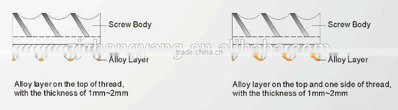 Screw Barrel For Extruder / Rubber Extruder Screw Barrel