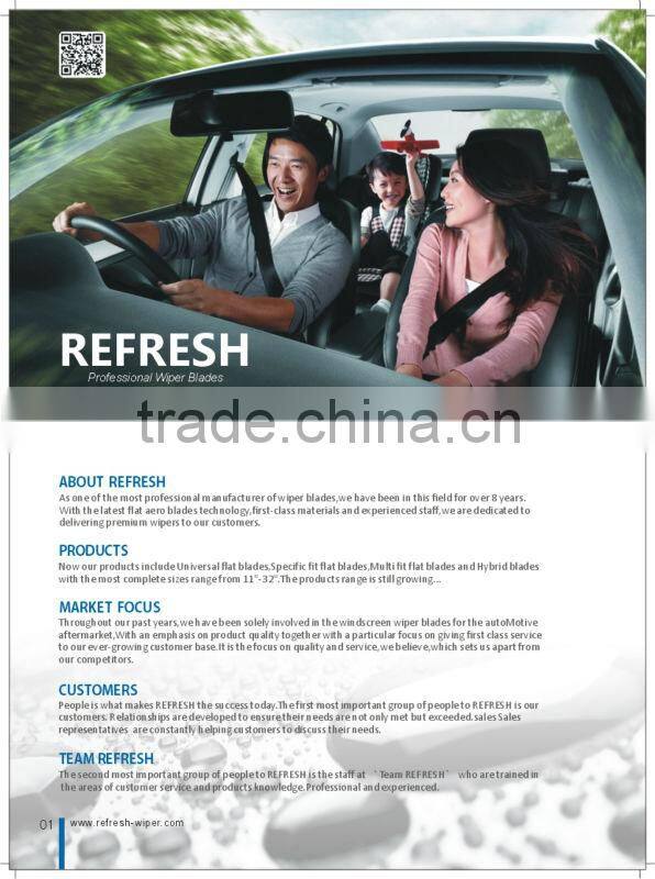 20 models original type flat wiper blade for VW,Ford,BMW,Mercedes,Renault,Volvo,etc