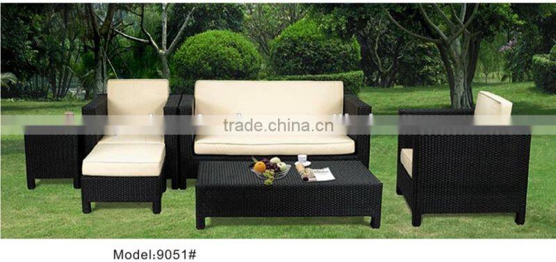 9 piece outdoor wicker patio furniture set sofa set