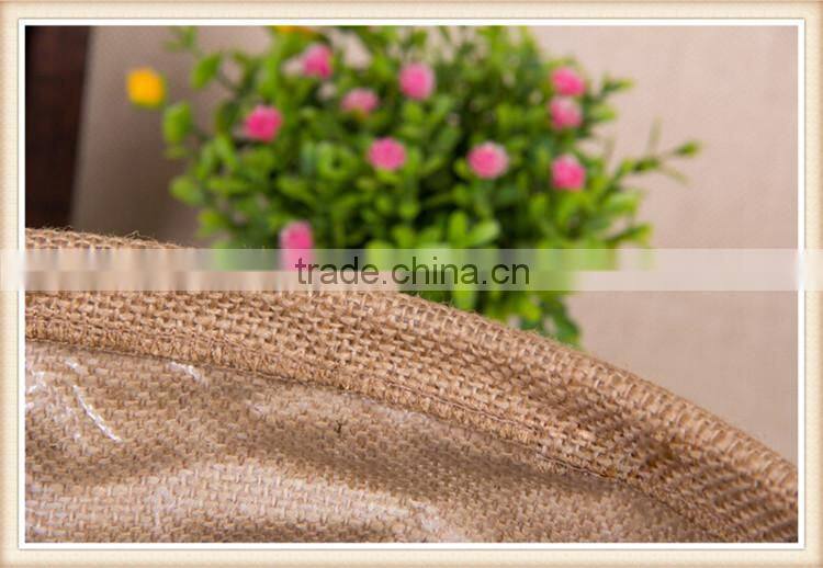 America flag printing jute storage basket