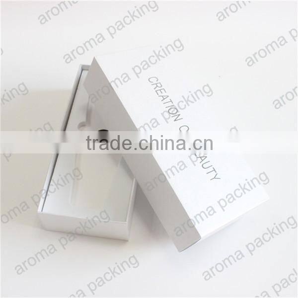 customer design good quality hot stamping printed cosmetic packing box for make up wholesale