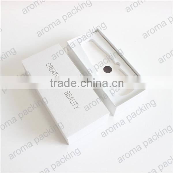 customer design good quality hot stamping printed cosmetic packing box for make up wholesale