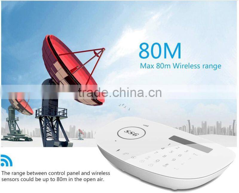 SSG new english voice prompt wireless alarm system with pstn and gsm communication