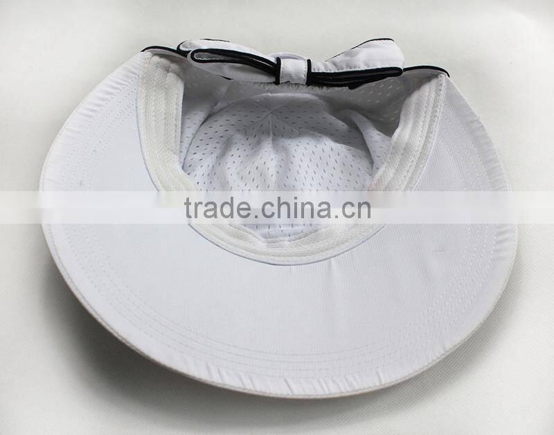 Plastic printing pvc sun visor Ladies Sun Visors With Beautiful Decorations