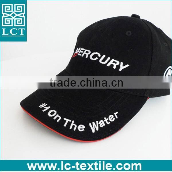 LCTN1880 softtextile baseball trucker cap with embroidery on brim