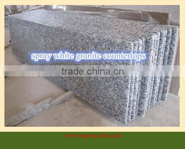 spray white granite countertop,sea wave white granite