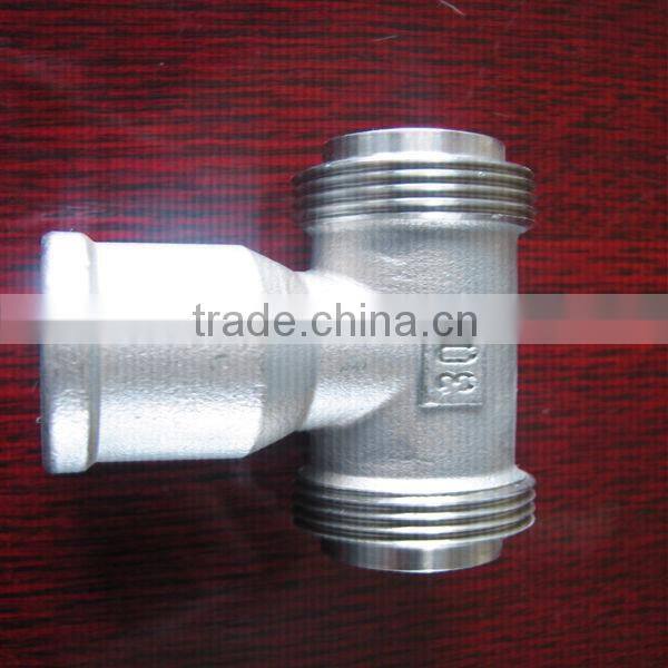 welding stainless steel tee