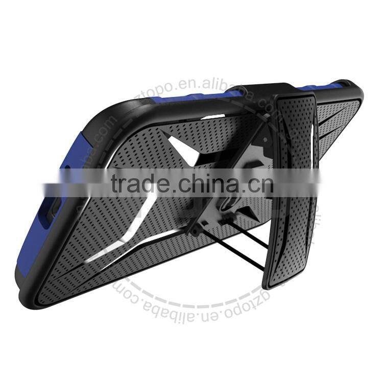 Shockproof Robot 3 in 1tpu pc silicon Phone Cover phone case Accessories Wholesale with Holster clip for ASUS zenfone2