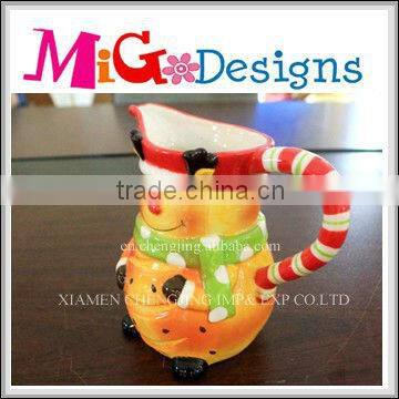 Wholesale Ceramic Decor Art Ceramic Owl Milk Jar