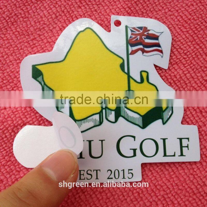 Africa vinyl gum sticker with offset printing