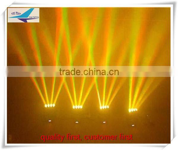 Dj pub KTV rgbw 8x10w XY motorized led spider beam moving head light