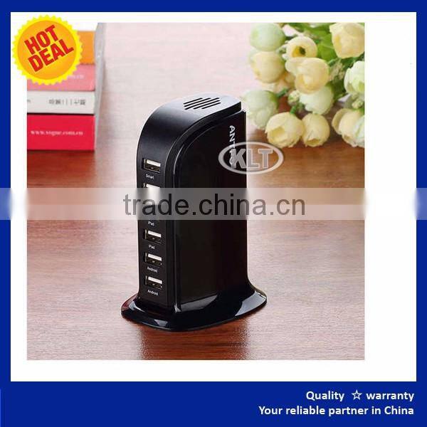 Phone charger station for family user 6 ports/usb with EU/UK/US/AU plug customized design
