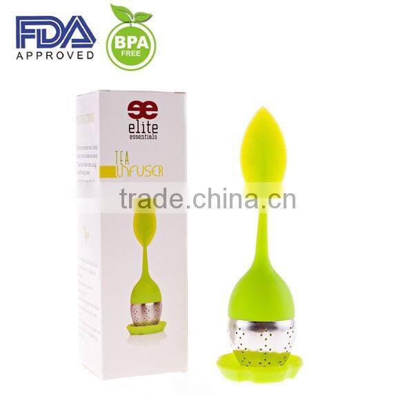 floating duck silicone tea filter silicone tea infuser stainless steel tea strainer,tea bag ,tea leaf ,tea diffuser