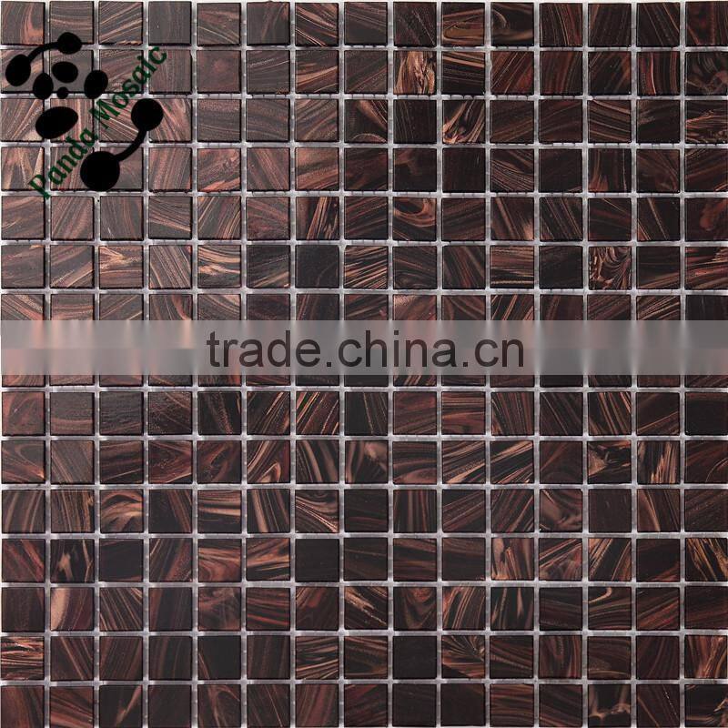 SMH06 Kitchen wall tiling Beautiful mosaic patterns Gold line wall mosaic