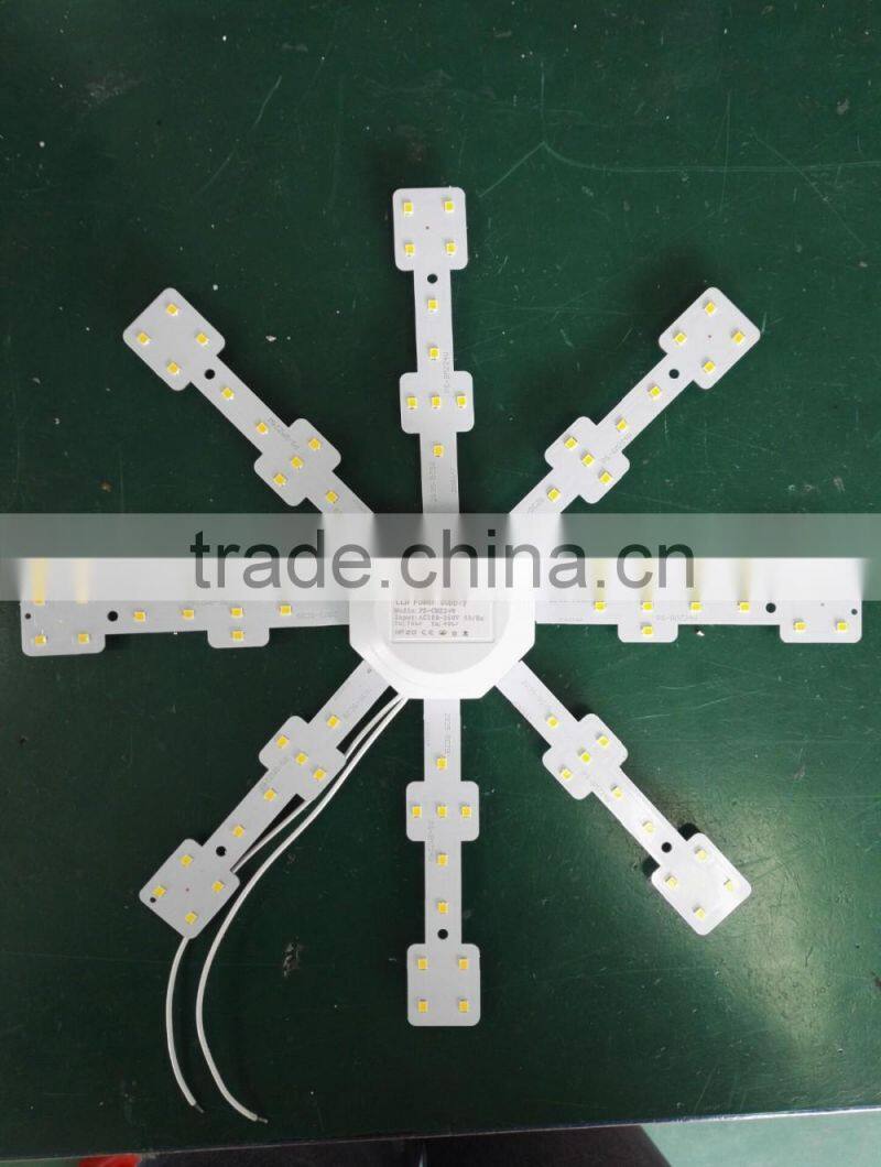 magnet SMD 2835 3mm slim Aluminum led modules for SKD LED ceiling lights 12w 18w 24w