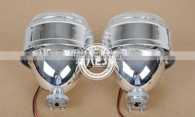 NEWEST!Integrated structure double angel eyes bi-xenon projector lens,all in one for headlight