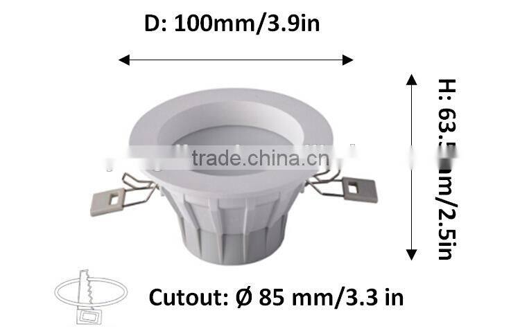 2.5 inch recessed lighting / LED downlight manufacture supply / LED retrofit